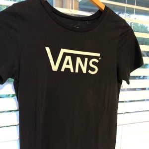 VANS black t shirt